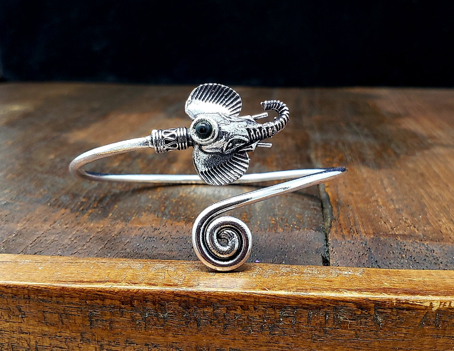 Black Onyx Elephant Bracelet