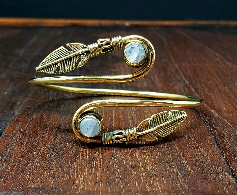 Moonstone Wings of a Feather Bracelet