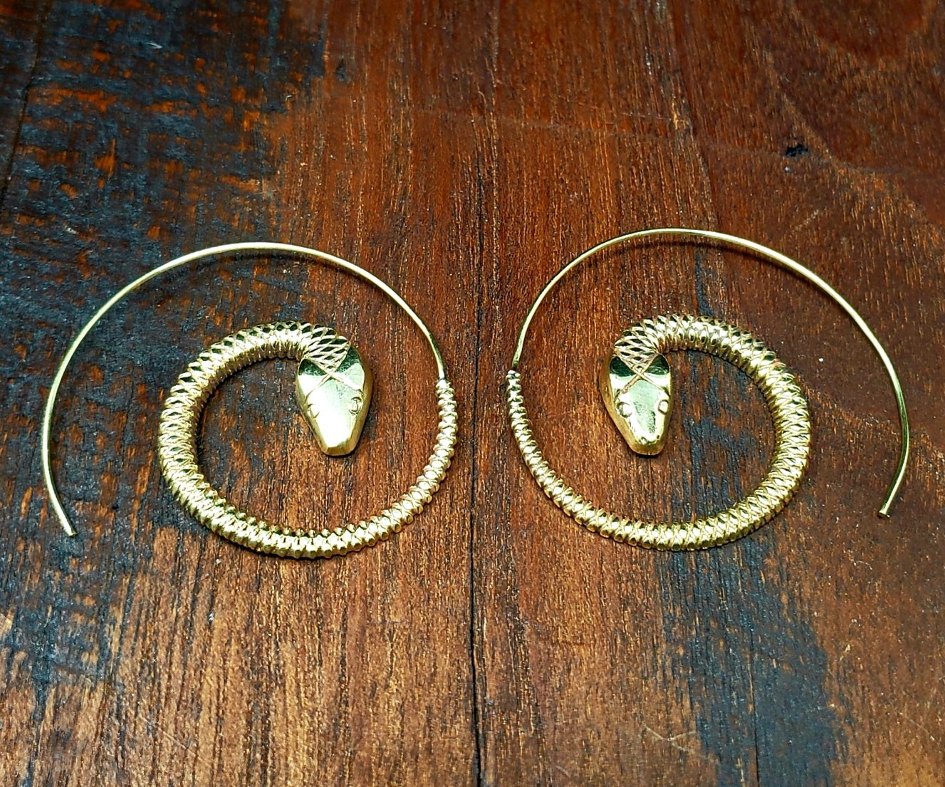 Snake Threader Earrings