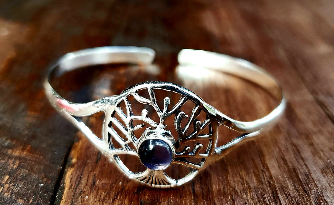 Amethyst Tree of Life Bracelet
