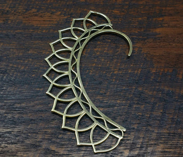 Lotus Mandala Ear Cuff