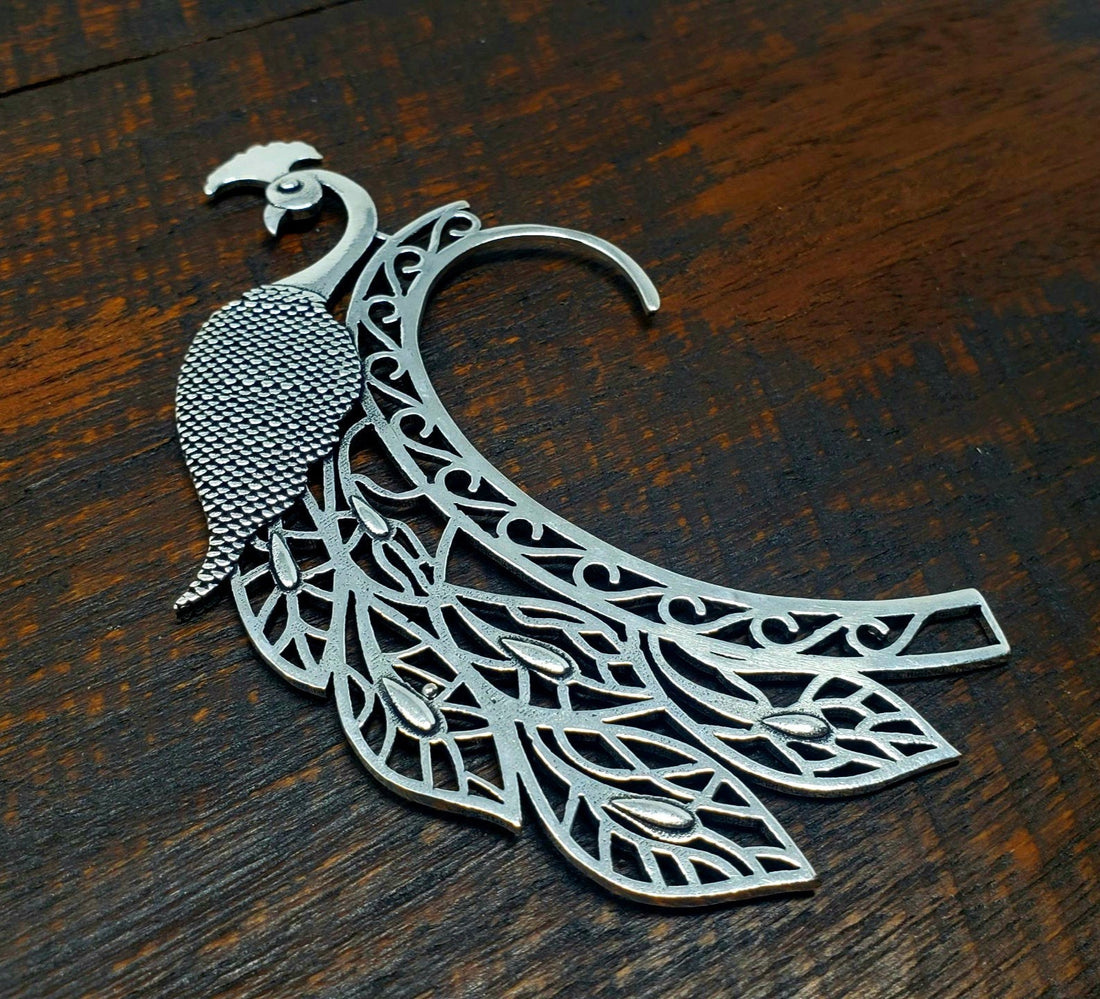 Royal Peacock Ear Cuff