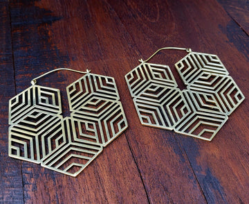 Giant Geometric Earrings