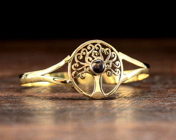 Amethyst Tree of Life Bracelet