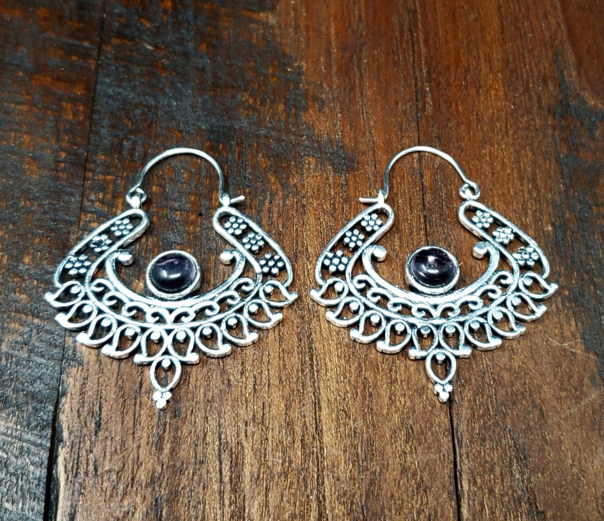 Amethyst Bohemian Earrings