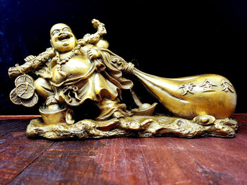 Budai Traveling Buddha Sculpture