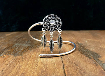 Dreamcatcher Bracelet with Amethyst