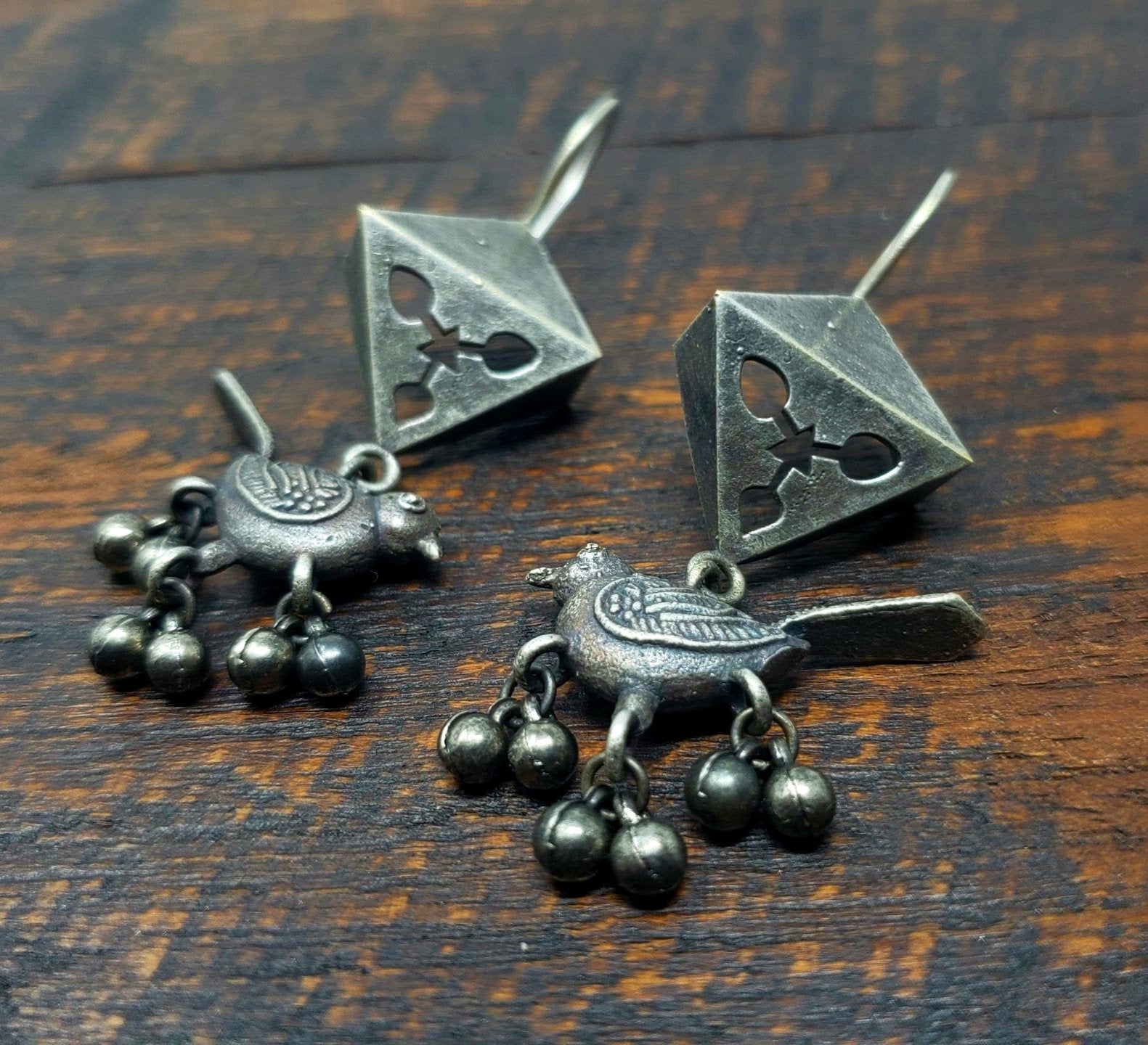 Silver Birdsong Earrings