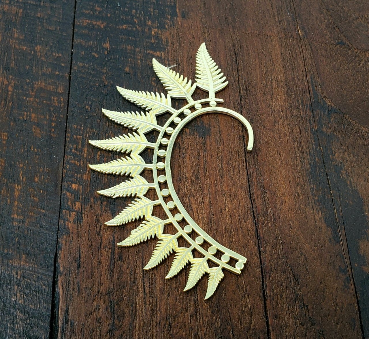 Forest Fern Ear Cuff