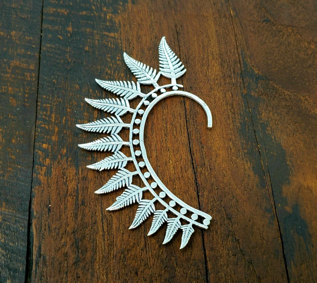 Forest Fern Ear Cuff
