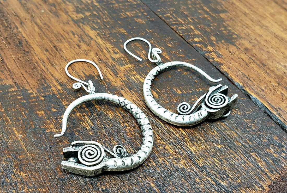 Hmong Dragon Earrings