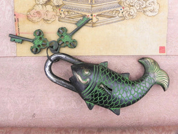 Fish Temple Lock Home Decor hardware accessories