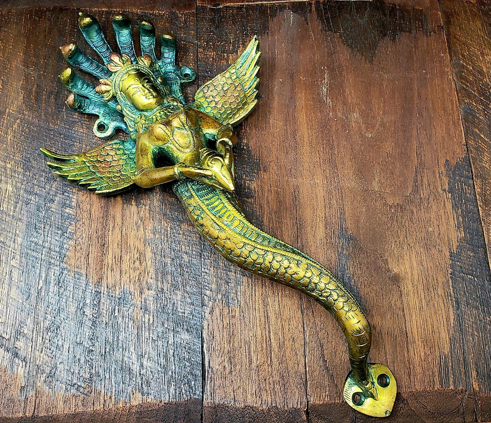 Naga Kanya 'Mermaid' Door Handle Home Decor hardware accessories