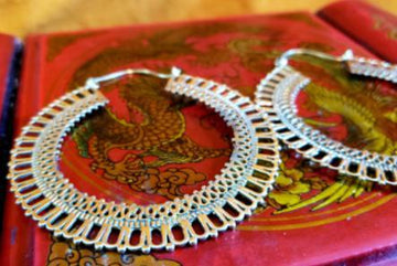 Large Statement Hoop Earrings