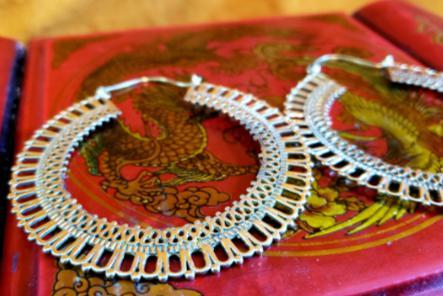 Large Statement Hoop Earrings