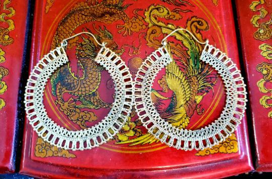 Large Statement Hoop Earrings