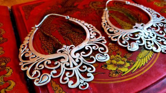 Large Unusual Statement Earrings