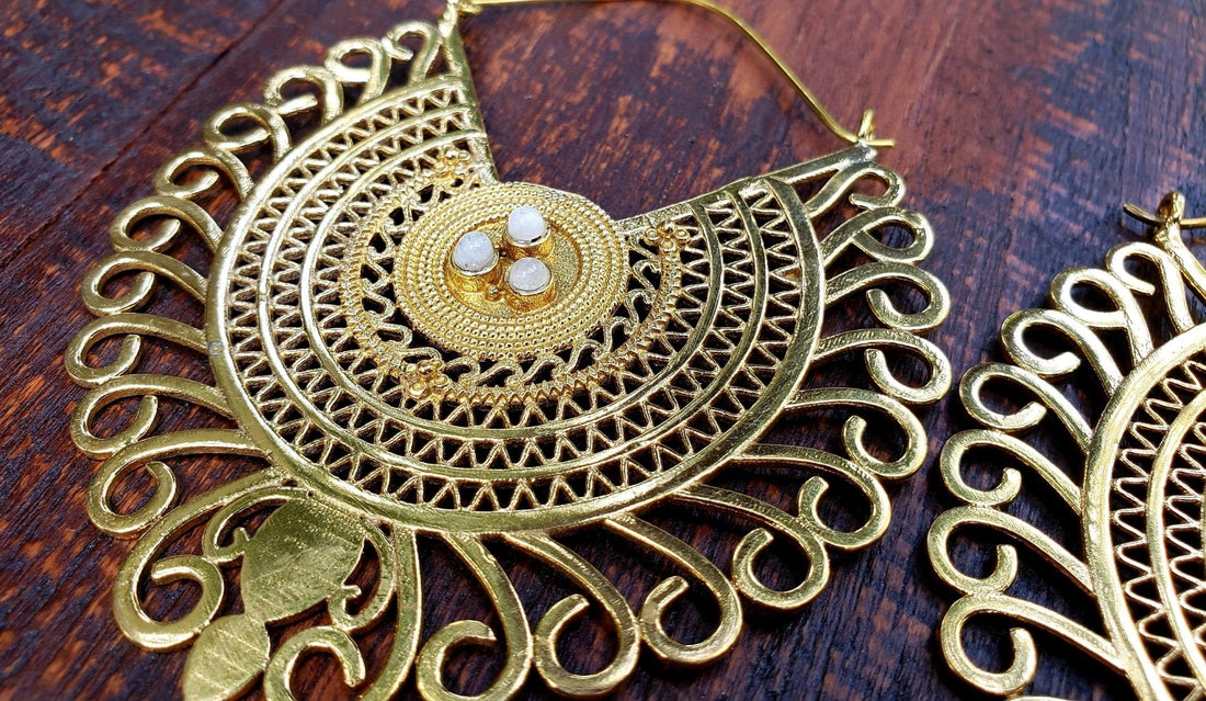 Moonstone Empress Earrings