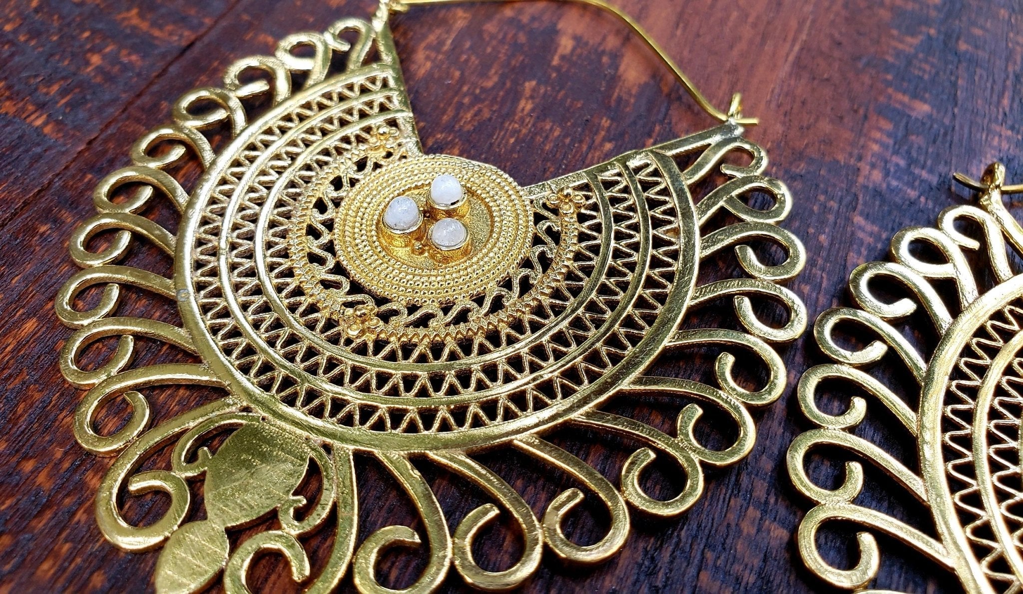 Moonstone Empress Earrings