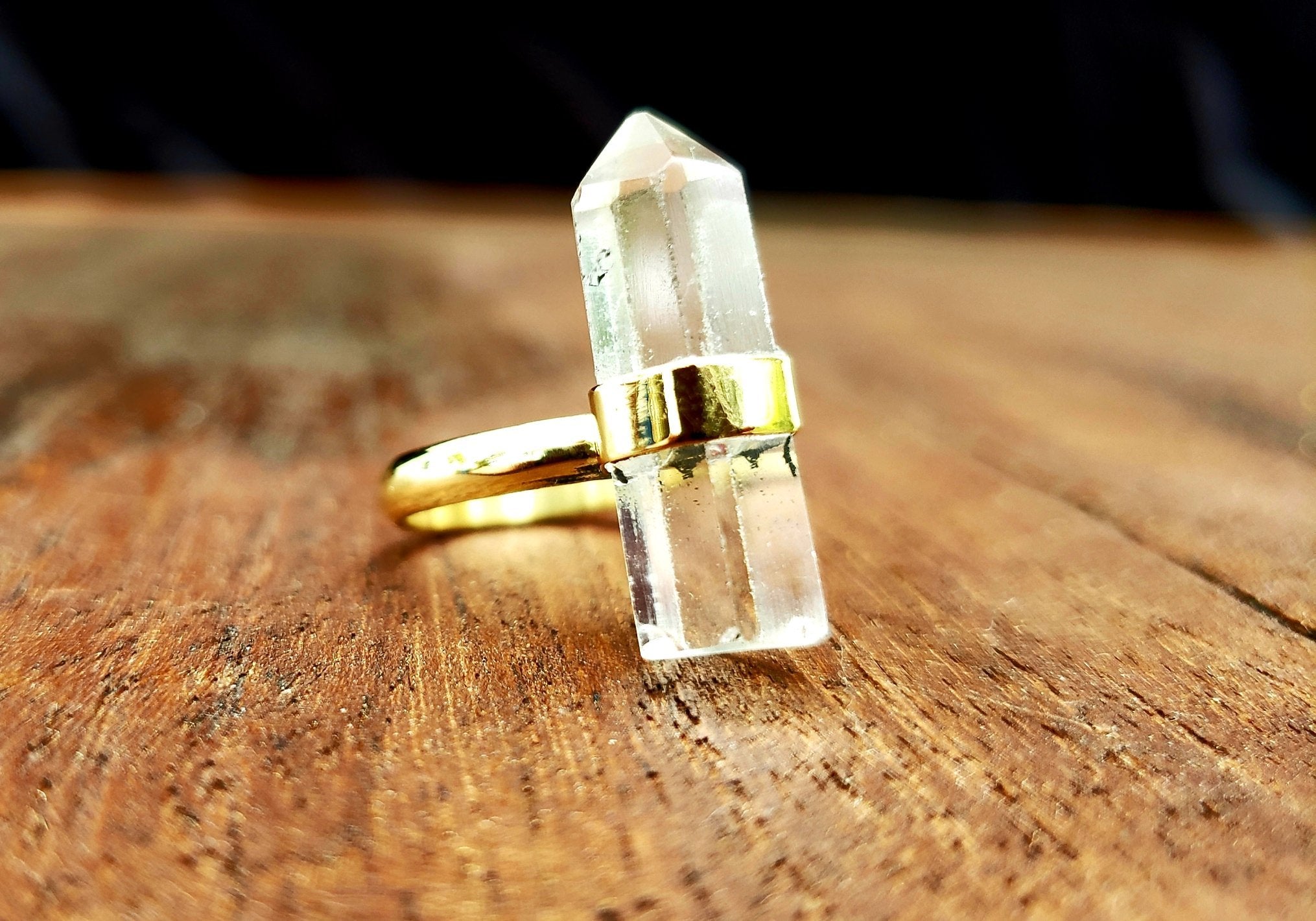 Quartz Crystal Ring