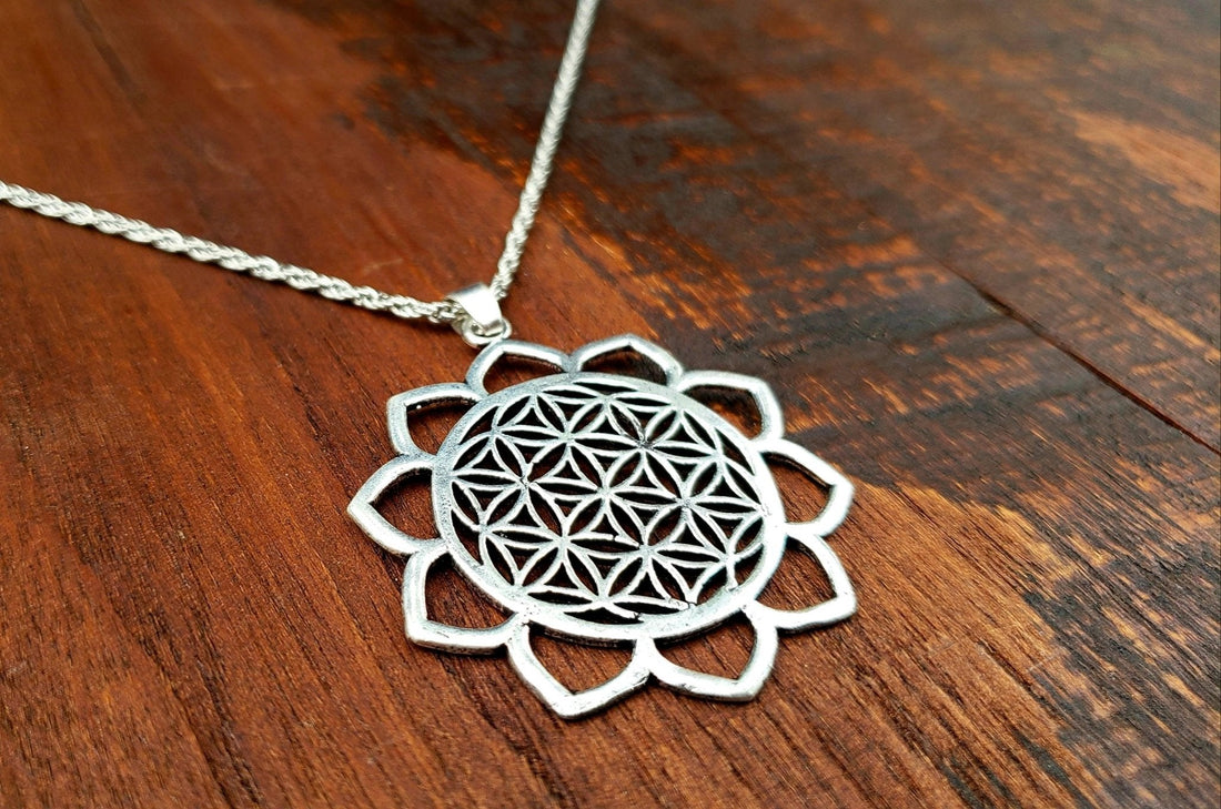 Silver Flower of Life Pendant